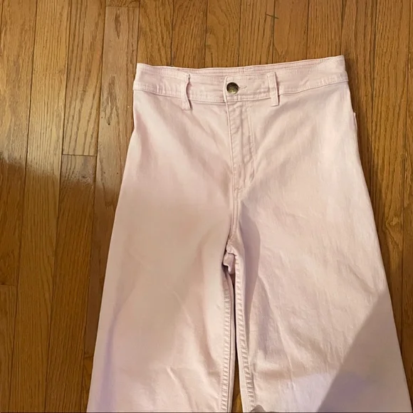 Billabong Light Pink Wide Leg Jeans - Picture 3 of 10